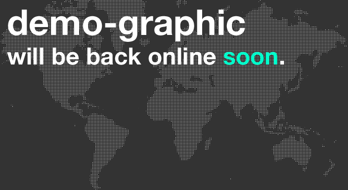 demo-graphic will be back online soon.